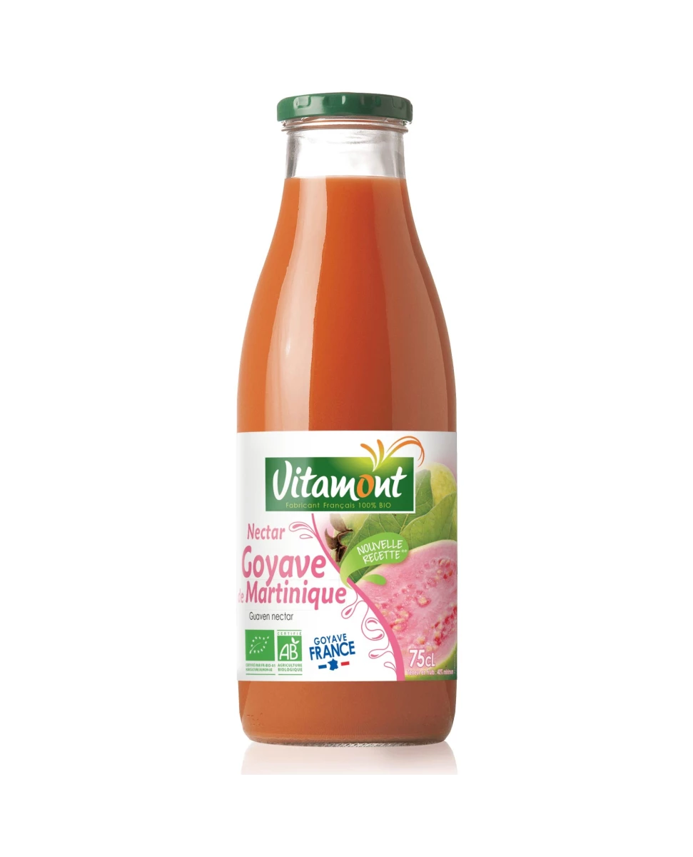 Nectar de Goyave de Martinique 100% France Bio – 75cl – Vitamont