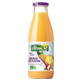 Ananas Litchi Passion Bio – 75cl – Vitamont