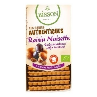 Sablés Authentiques Raisin Noisette - 175g - Bisson