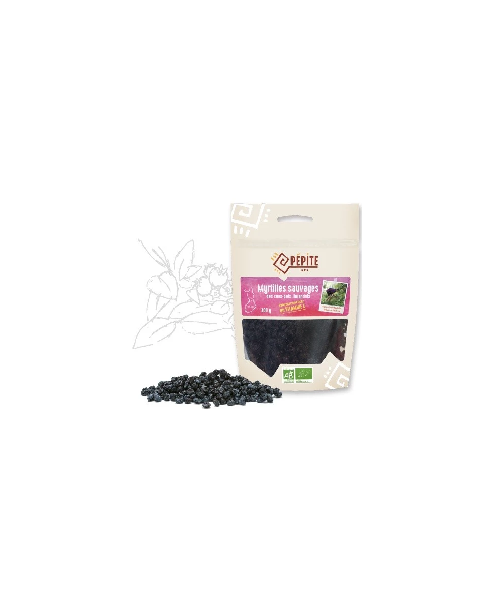 Myrtilles Sauvages Finlande - 100g - Pépite