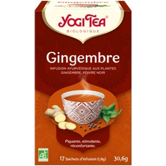 Gingembre - 17 sachets d'infusion - Yogi Tea