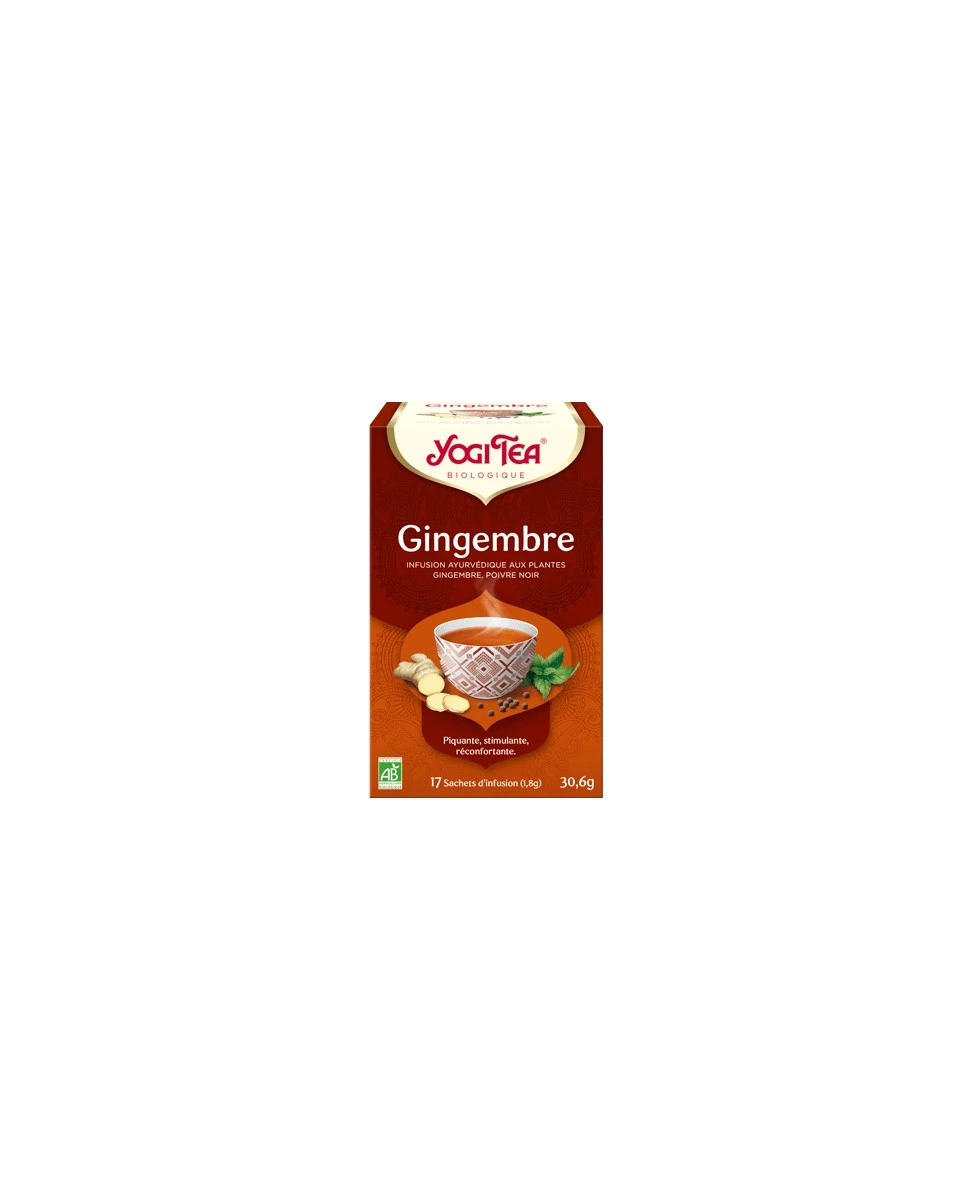 Gingembre - 17 sachets d'infusion - Yogi Tea