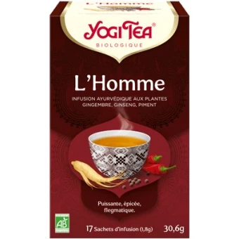 L'Homme - 17 sachets d'infusion - Yogi Tea