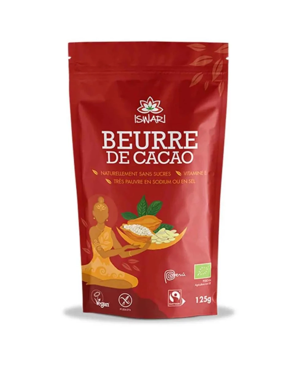 Beurre de Cacao Cru - 125g - Iswari