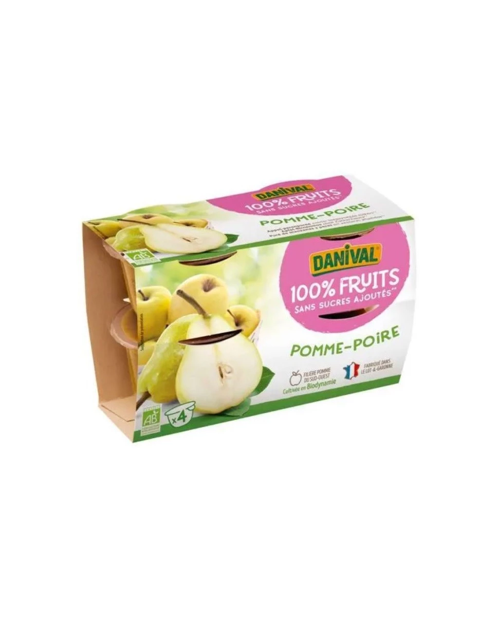 Purée 100% Fruit Pomme Poire - 400g - Danival