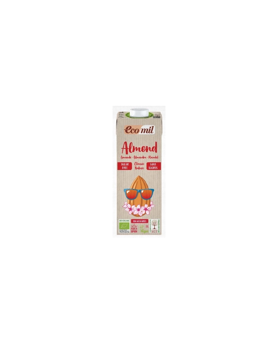 Boisson Amandes sans Sucre Classic - 1L - Ecomil