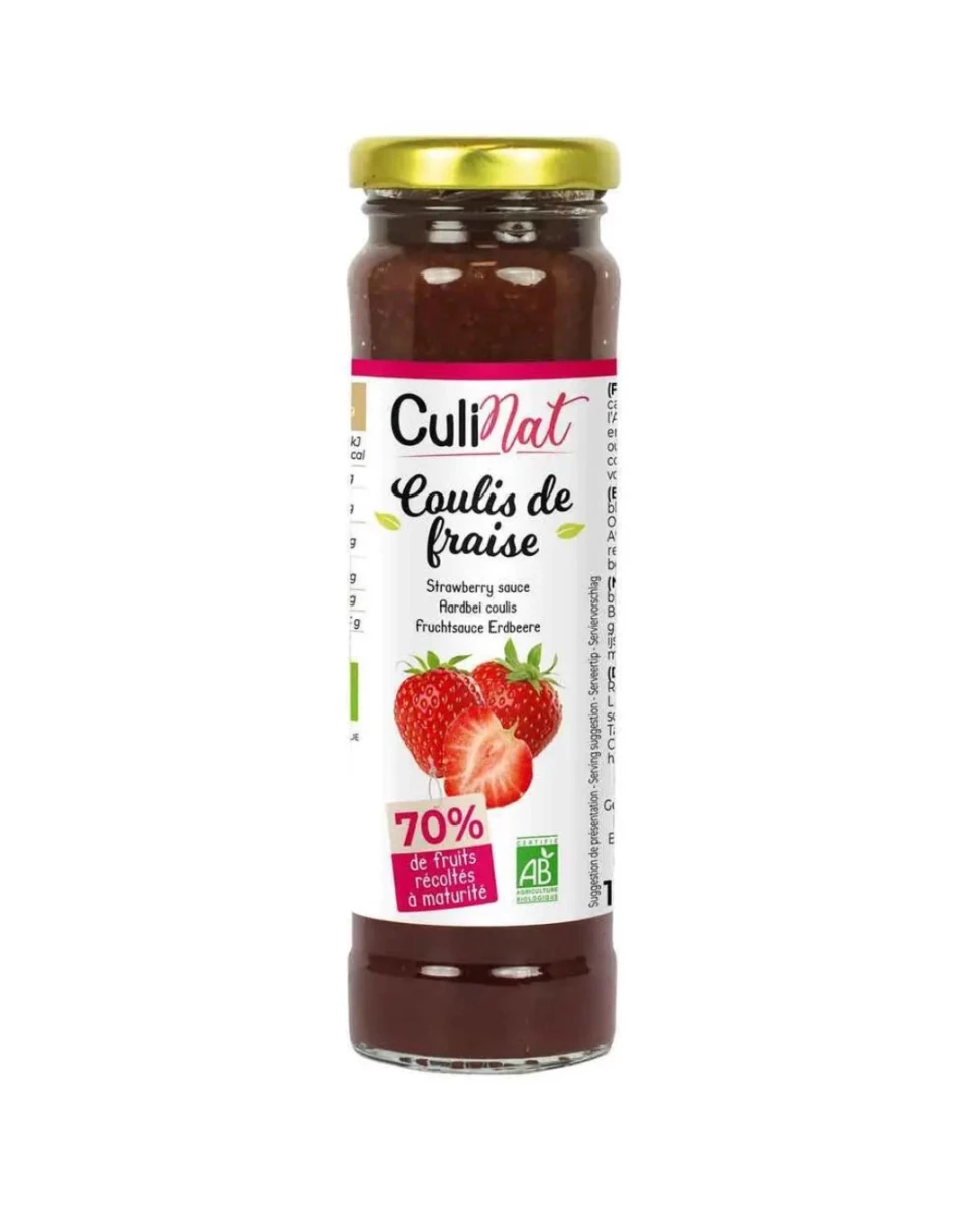Coulis de Fraise 70% de Fruits - 165g - Culinat