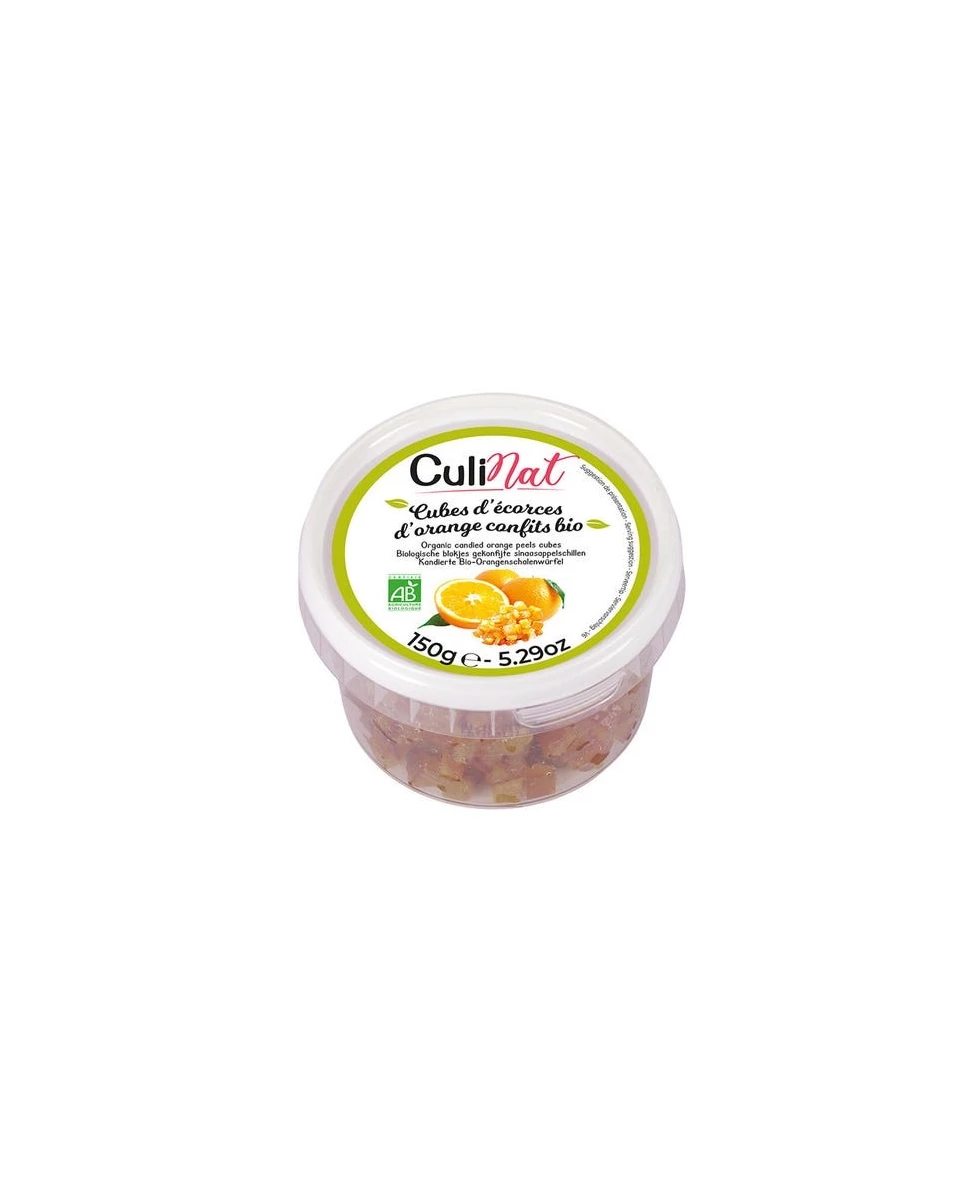 Orange Confite Cube d'Écorce - 150g - Culinat