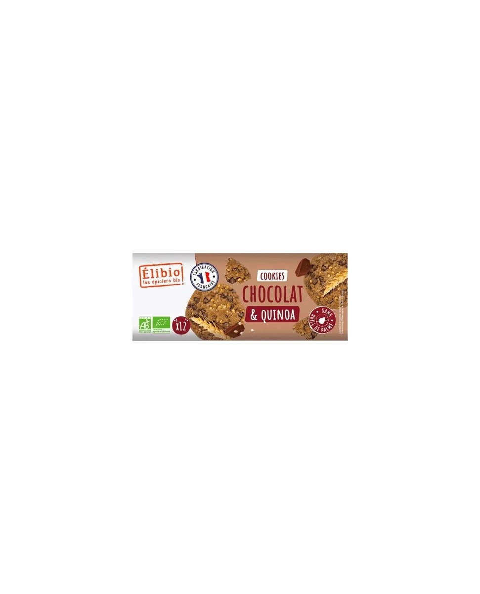 Cookies Chocolat Quinoa - 175g - Elibio