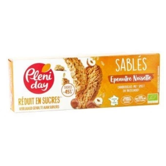 Sablés Épeautre Noisettes - 150g - Pléni Day
