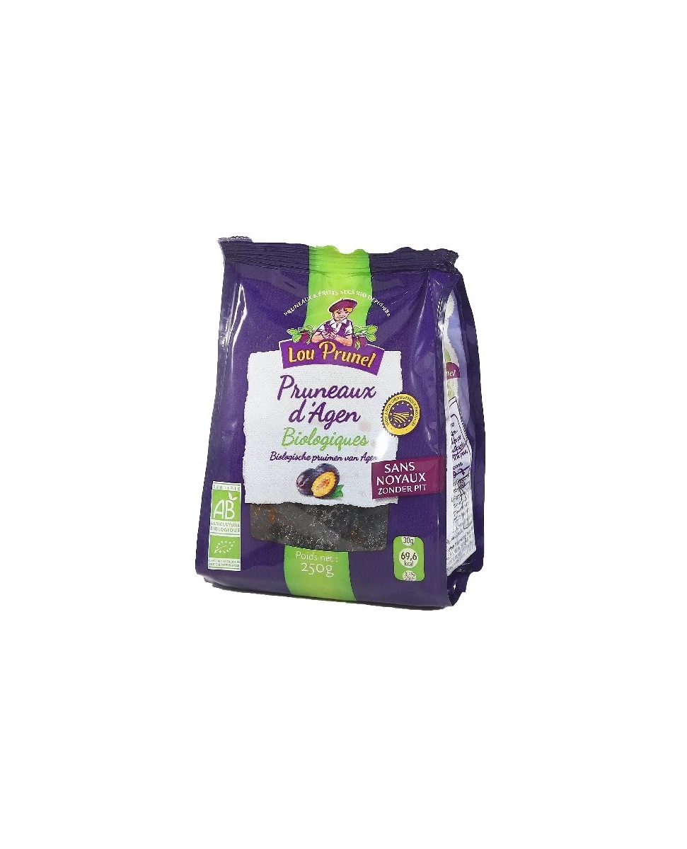 Pruneaux d'Agen Dénoyautés 44/55 - 250g - Lou Prunel
