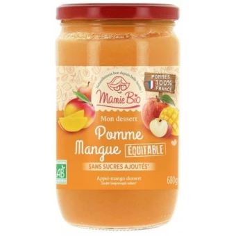 Mon Dessert Pommes Mangues - 680g - Mamie Bio