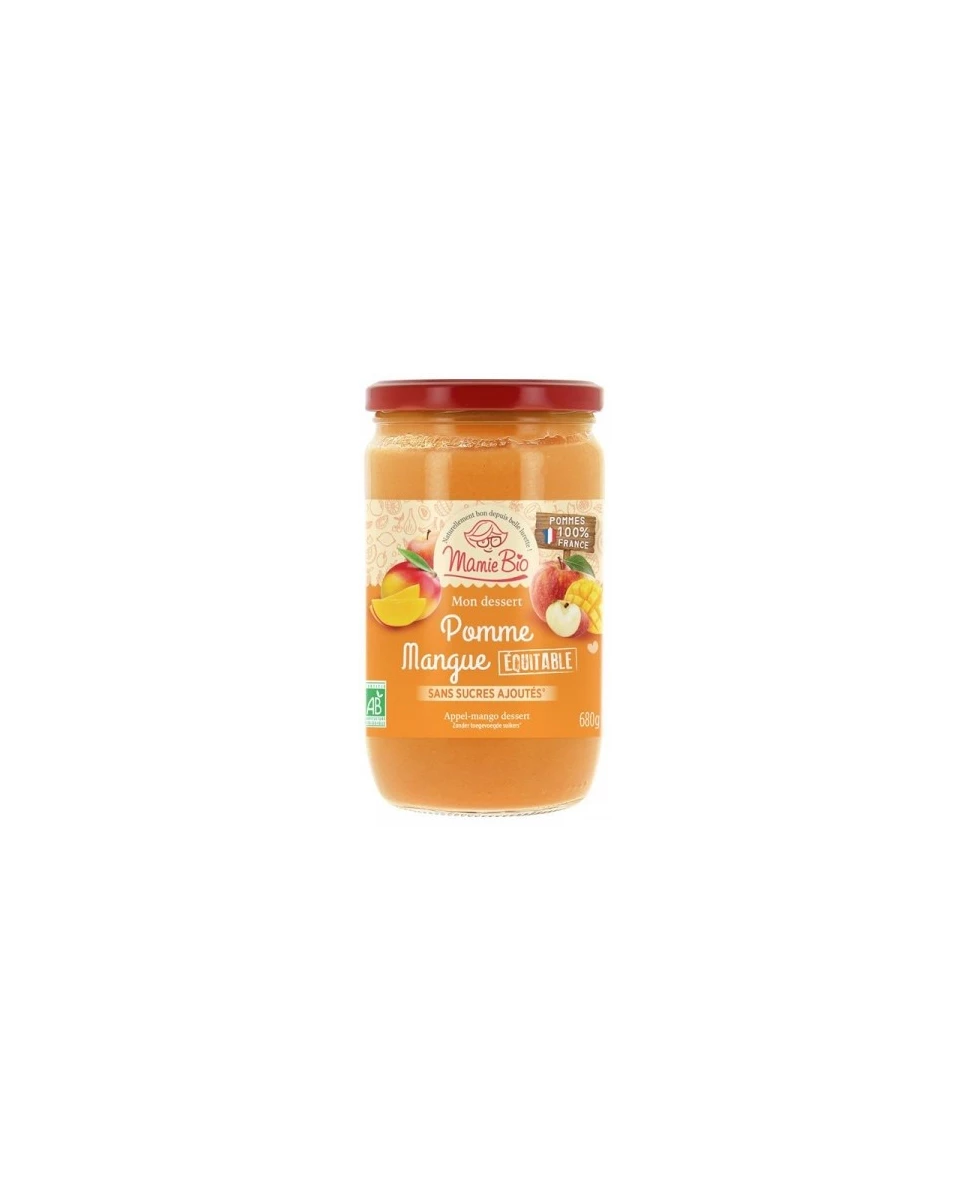 Mon Dessert Pommes Mangues - 680g - Mamie Bio