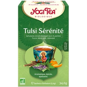 Tulsi Sérénité - 17 sachets d'infusion - Yogi Tea