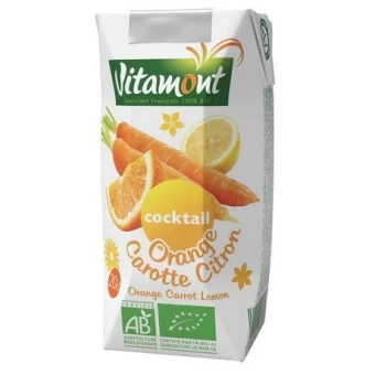 Cocktail Orange Carotte Citron - 20cl - Vitamont