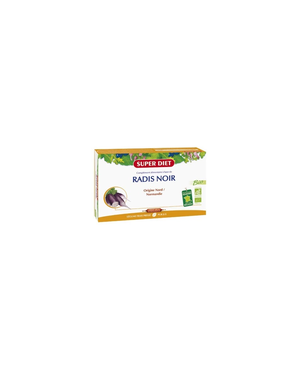 Radis Noir Bio - Ampoules - SuperDiet