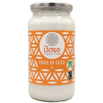 Huile de Coco Vierge - 1L - Base Organic Food