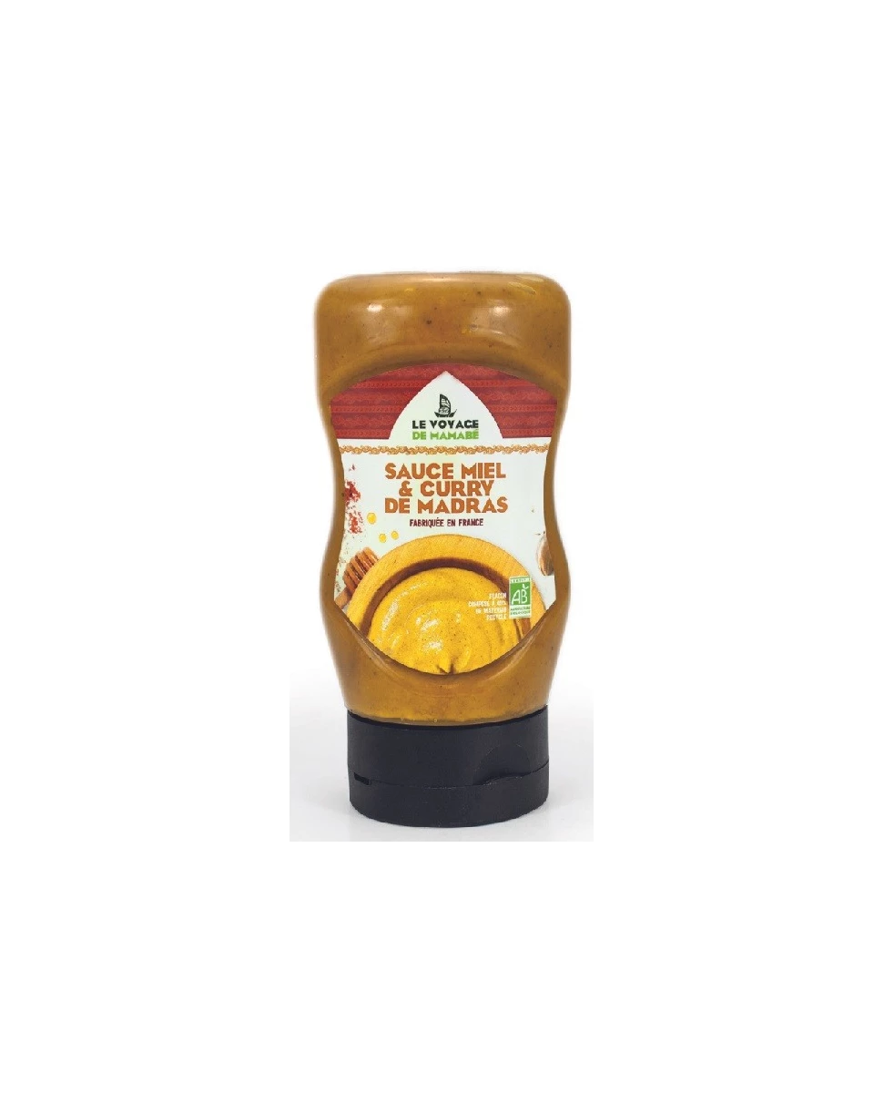 Sauce Miel Curry de Madras - 295gr - Le Voyage de Mamabé