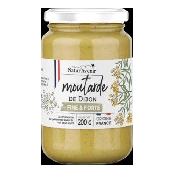 Moutarde de Dijon Fine et Forte - 200g - Natur'Avenir