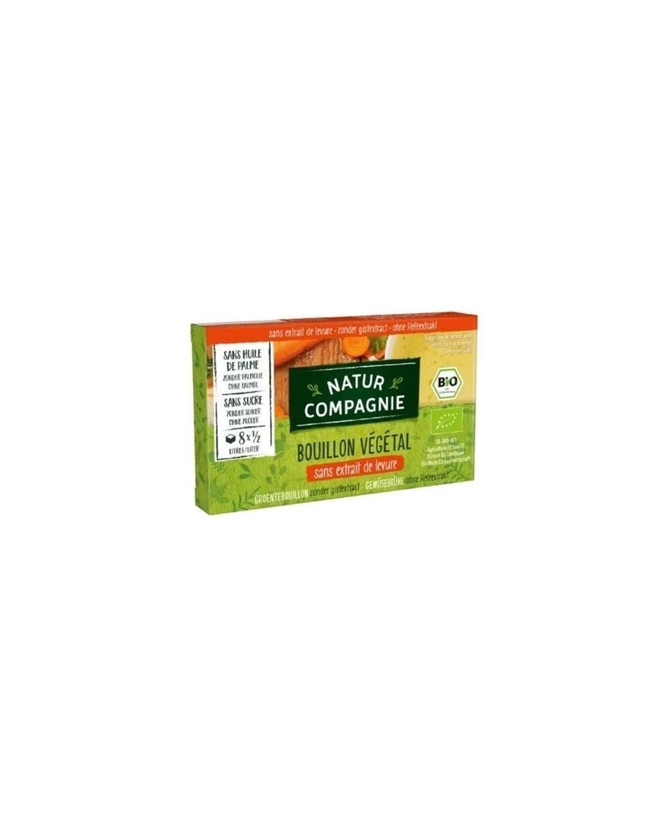 Bouillon Légumes sans Levure Cubes - 84g - Natur Compagnie