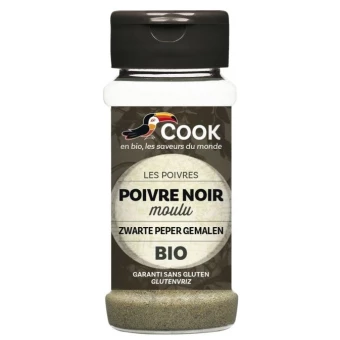 Poivre Noir Moulu - 45g - Cook