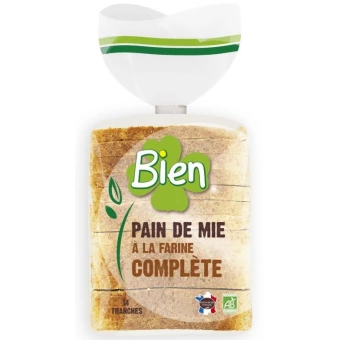 Pain de Mie Complet - 500g - Bien