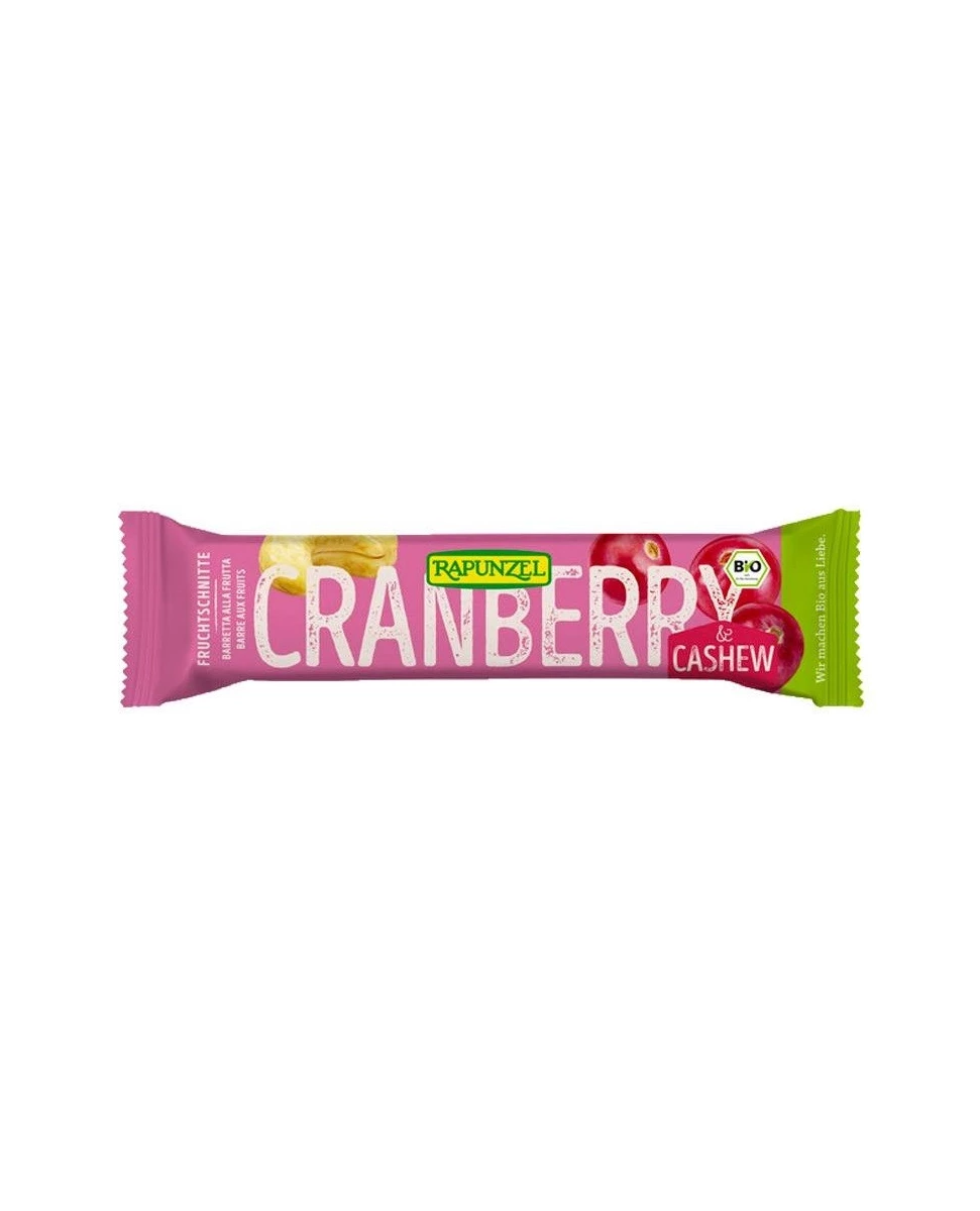Barre Cranberry Noix de Cajou - 40g - Rapunzel