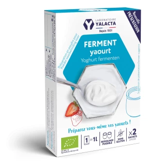 Ferment Yaourt Bio - 2x4 g - Yalacta