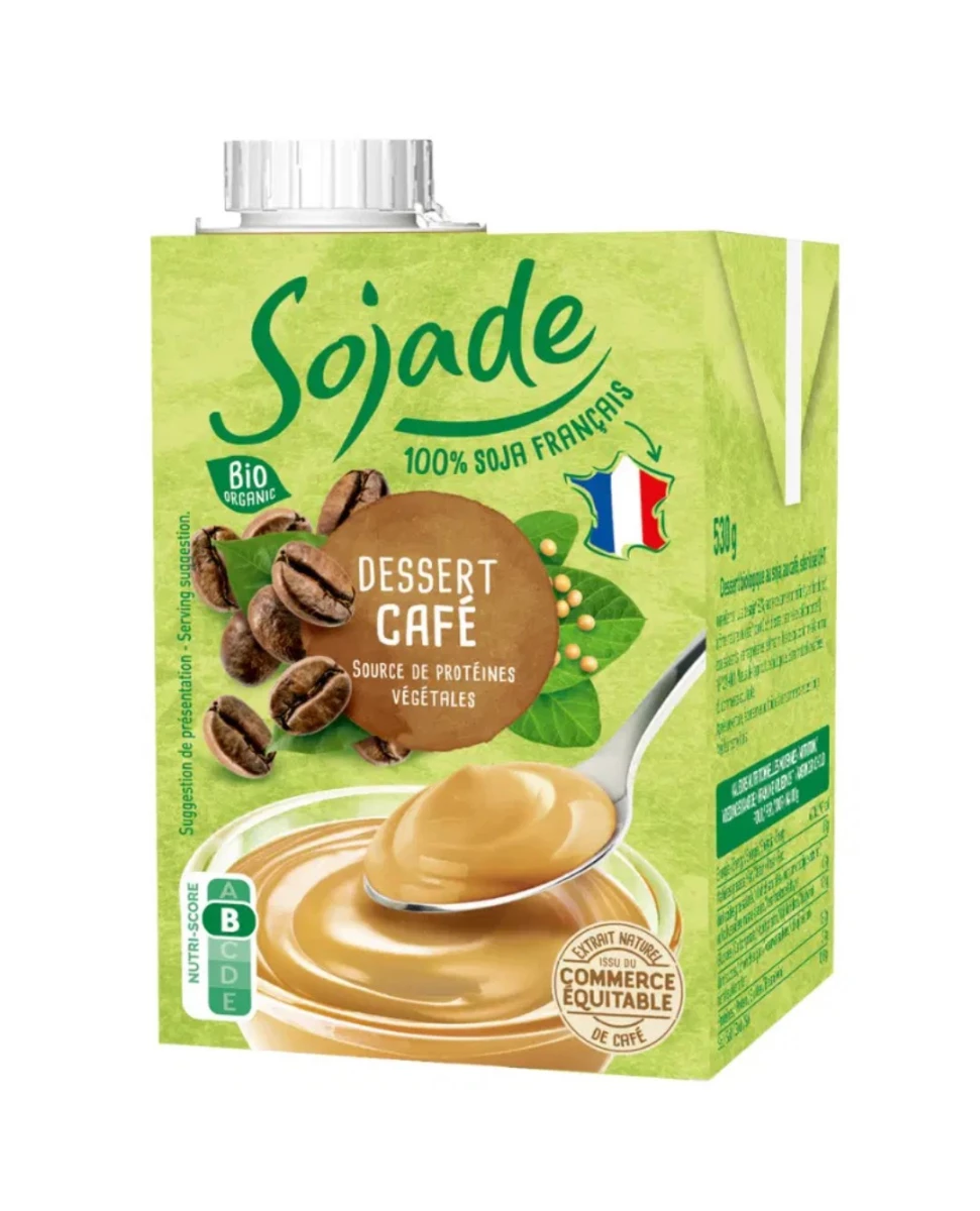 Dessert Soja au Café Équitable Bio - 530 g - Sojade
