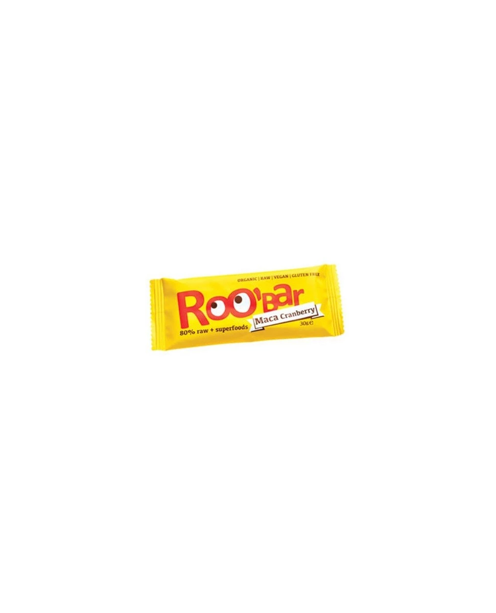 Barre Maca Cranberry - 30g - Roo'bar