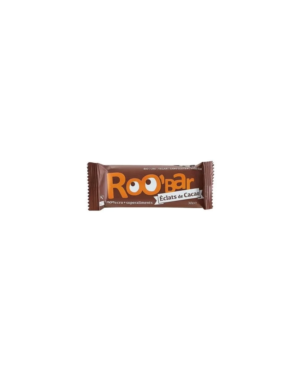 Barre Éclats de Cacao Cru - 30g - Roo'bar
