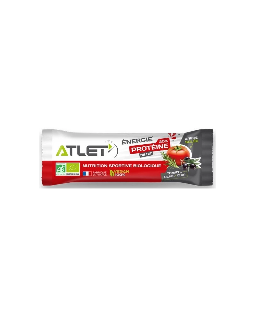 Barre Protéinée Tomate Olive Chia - 30g - Atlet