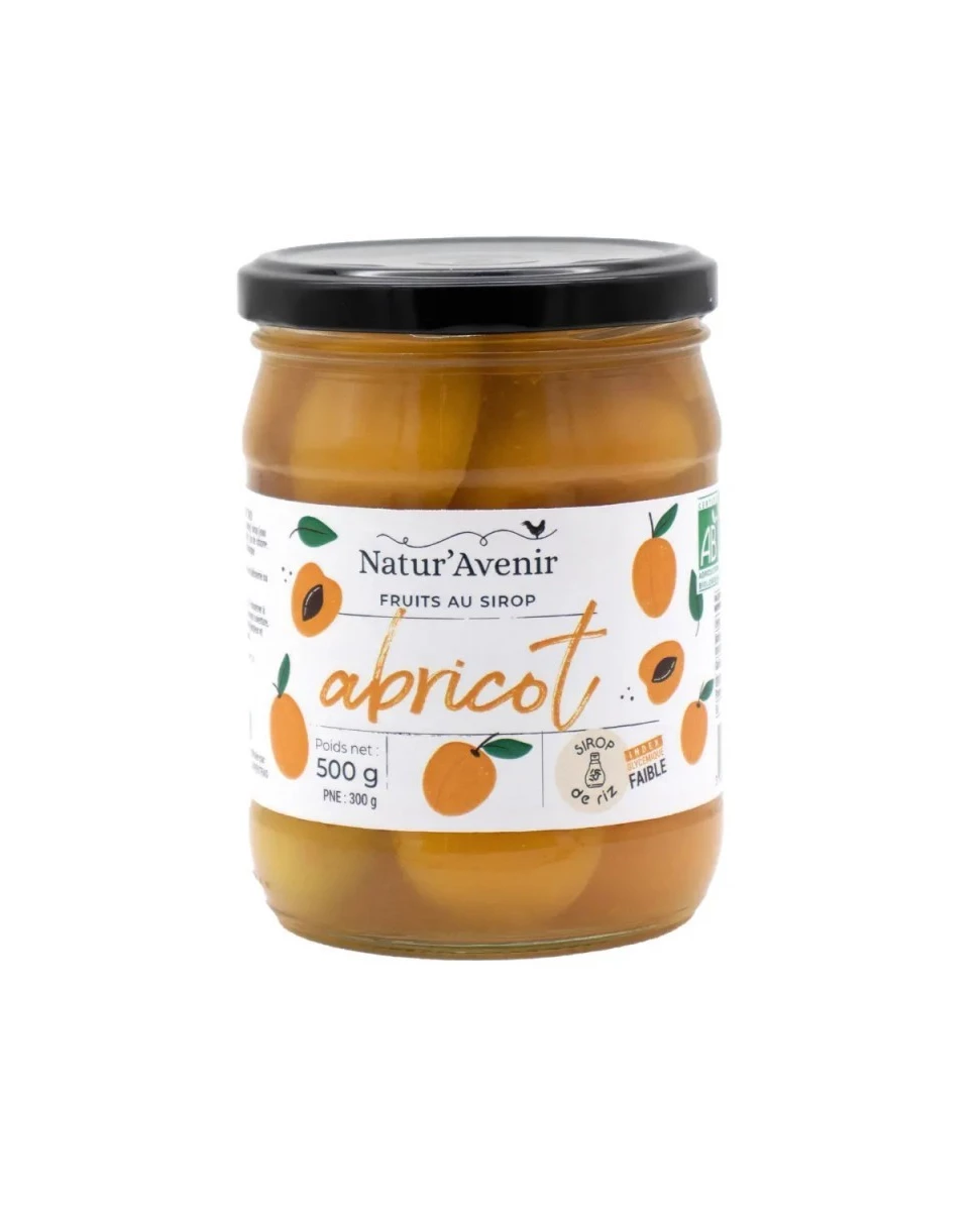 Abricots au Sirop de Riz Bio - 300 g - Natur'Avenir