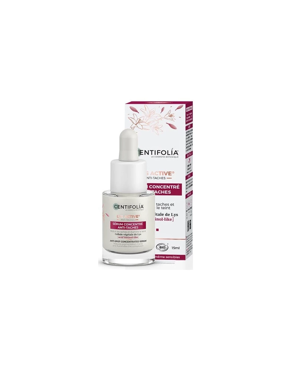 Sérum Concentré Anti-tâches Lys Active - 15ml - centifolia