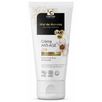 Crème de Jour Anti âge Miel Manuka - 50ml - Comptoirs et Compagnie