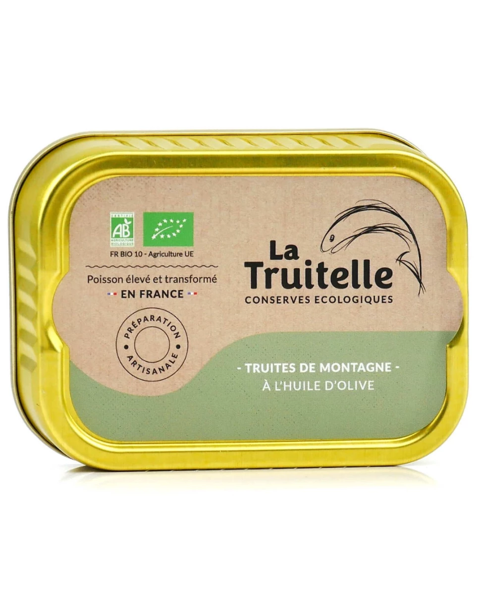 Truites de Montagne à l’Huile d’Olive - 100g - La Truitelle