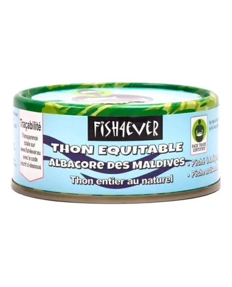 Thon Albacore au Naturel - 160 g - Fish4Ever