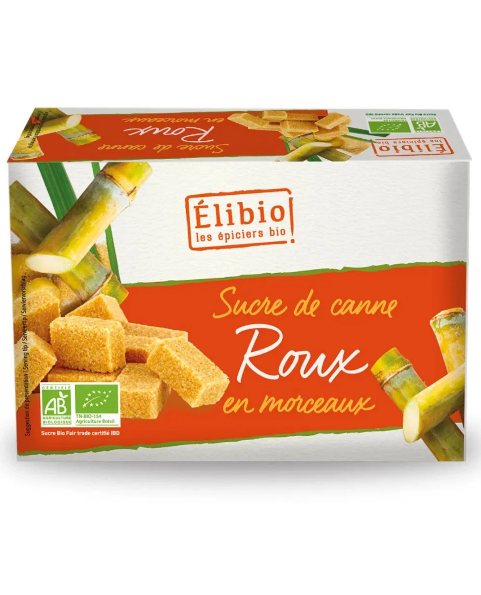 Sucre de Canne Roux en Morceaux  Brésil - 1 kg – Elibio
