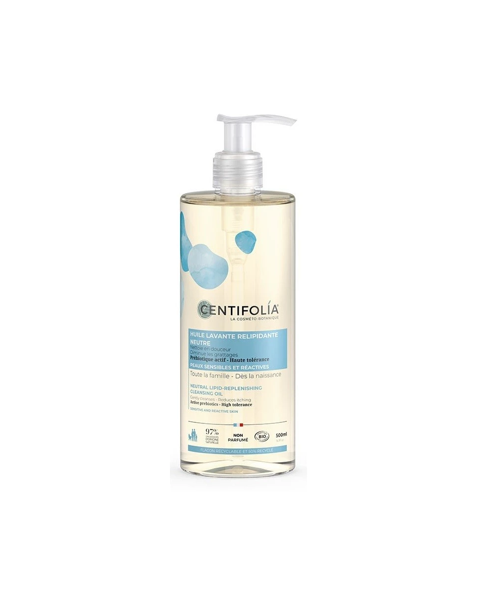 Huile Lavante Relipidante Neutre - 500ml - Centifolia