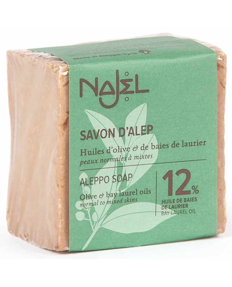 Savon d'Alep 12% Huile Baie de Laurier - 200g - Najel