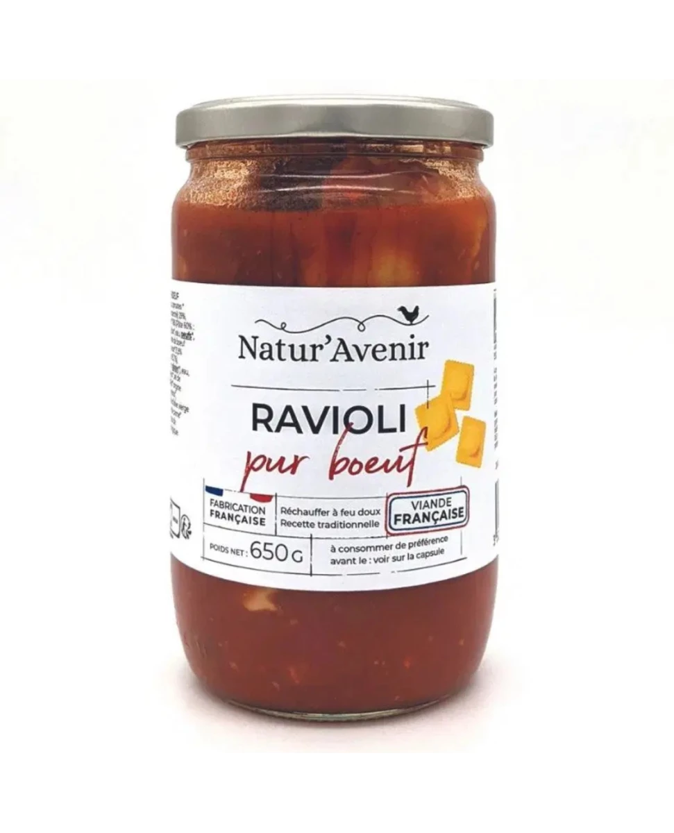 Raviolis Pur Bœuf – 650 g – Natur’Avenir