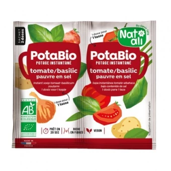 Potabio Tomate Basilic, Pauvre En Sel