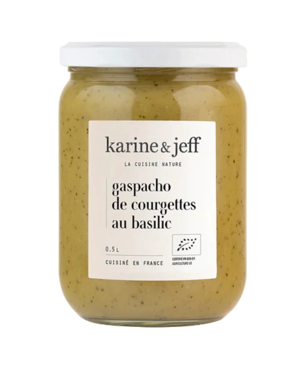 Gaspacho Courgettes Basilic 0.5l - Karine & Jeff