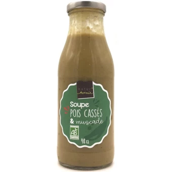 Soupe Pois Cassés & Noix de Muscade Bio – 80ml – Natur'Avenir