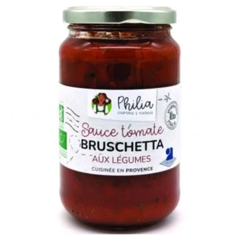 Sauce Bruschetta Légumes – 350g – Philia