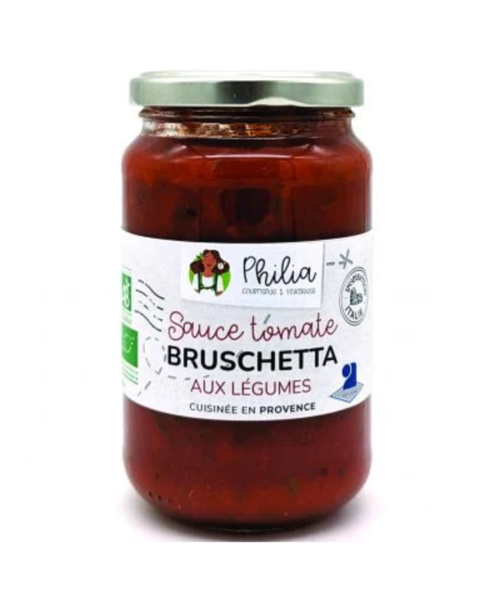Sauce Bruschetta Légumes – 350g – Philia
