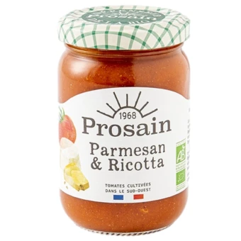 Sauce Tomate Parmesan & Ricotta Bio – 200g – Prosain