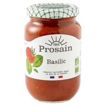 Sauce Tomate Basilic Bio – 200g – Prosain