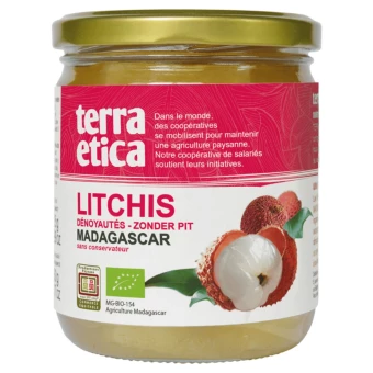 Litchis Dénoyautés Bio - 425g - Terra Etica