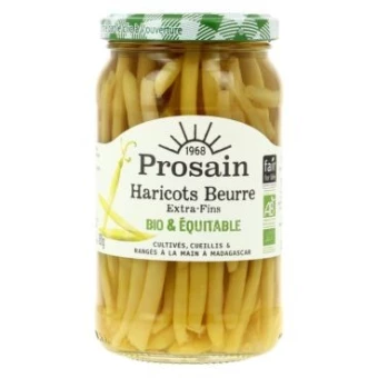 Haricots Beurre Extra-Fins Bio & Équitables - 180g - Prosain